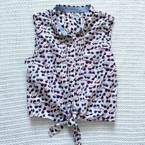 Johnnie B Sunglasses Sleeveless Button Down